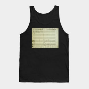 Mozart | Lacrimosa | original manuscript score Tank Top